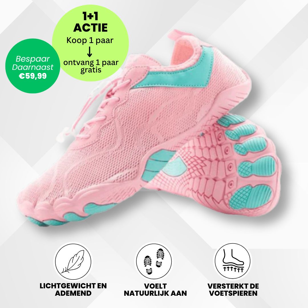 FreeStep - ergonomische, pijnverlichtende en waterdichte barefoot schoenen – Speciale Actie 1+1 Gratis