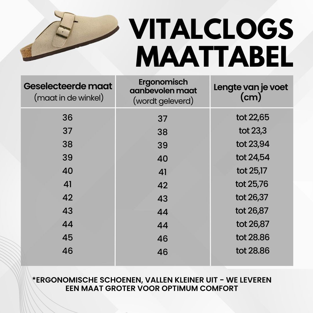 VitalClogs ergonomische klompen