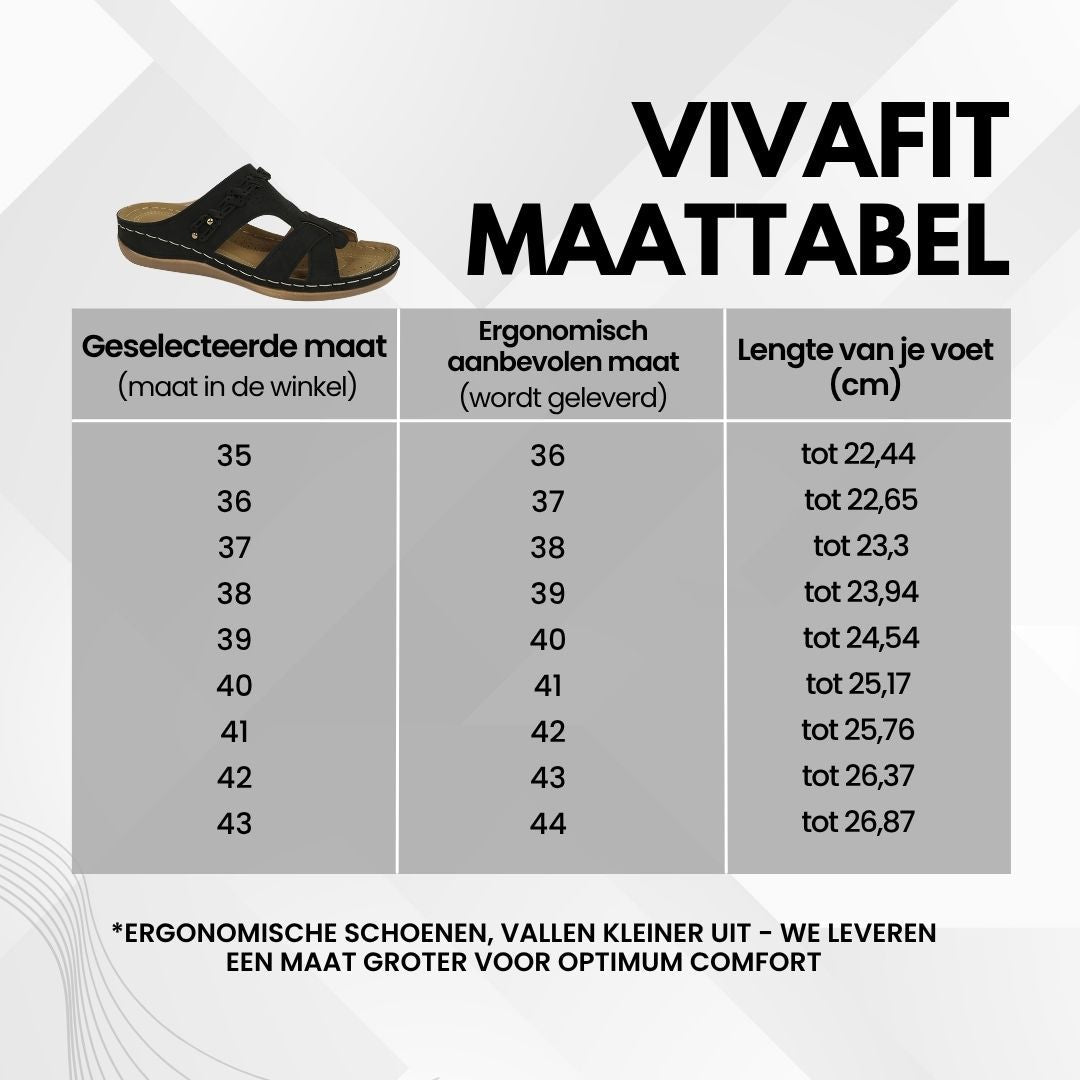 VivaFit - ergonomische en antislip sandalen voor pijnverlichting