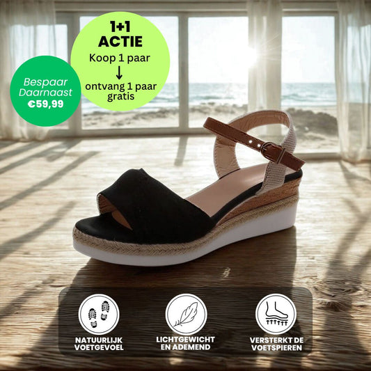 OrthoLuna - ergonomische & pijnverlichtende sandalen voor meer comfort – Speciale Actie 1+1 Gratis