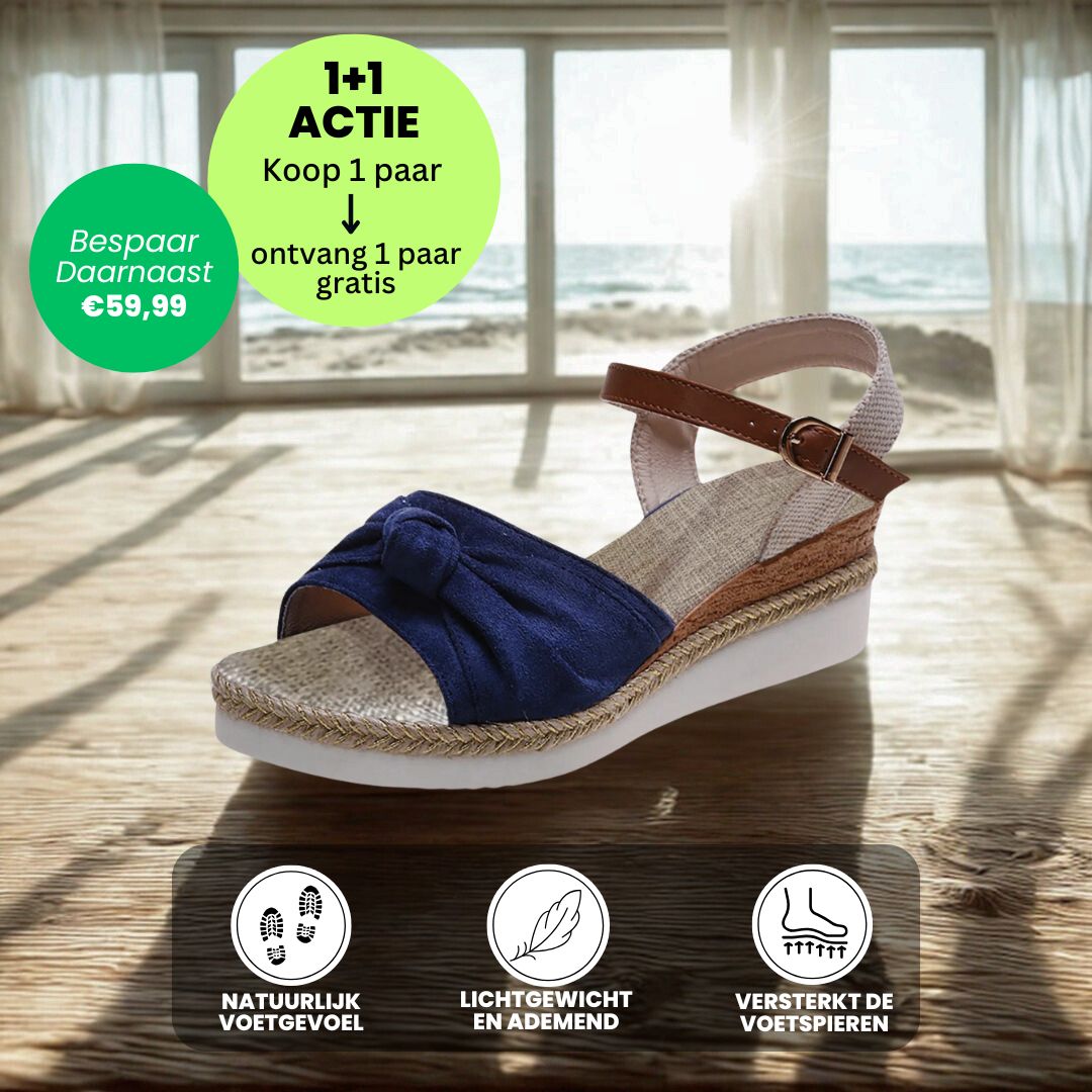 OrthoLuna - ergonomische & pijnverlichtende sandalen voor meer comfort – Speciale Actie 1+1 Gratis