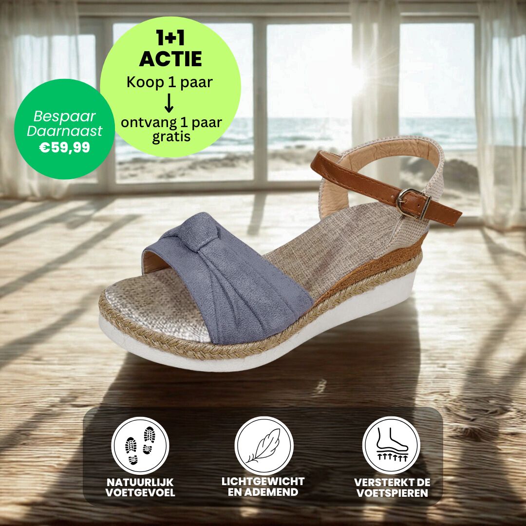 OrthoLuna - ergonomische & pijnverlichtende sandalen voor meer comfort – Speciale Actie 1+1 Gratis