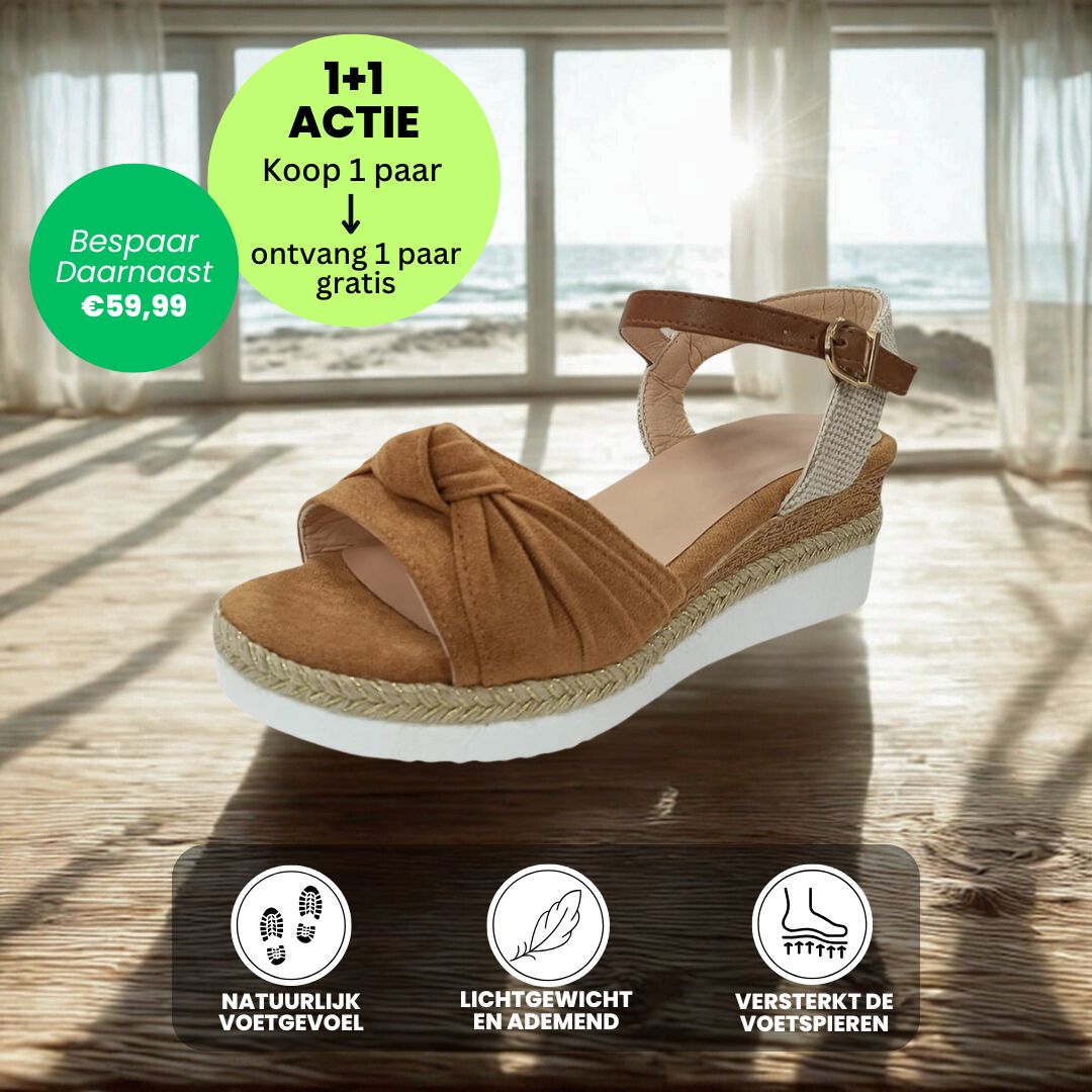 OrthoLuna - ergonomische & pijnverlichtende sandalen voor meer comfort – Speciale Actie 1+1 Gratis