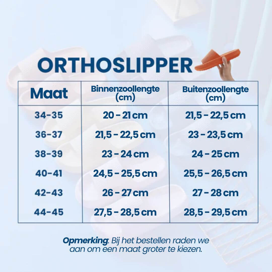 Orthoslipper – Orthopedische slipper voor maximaal comfort