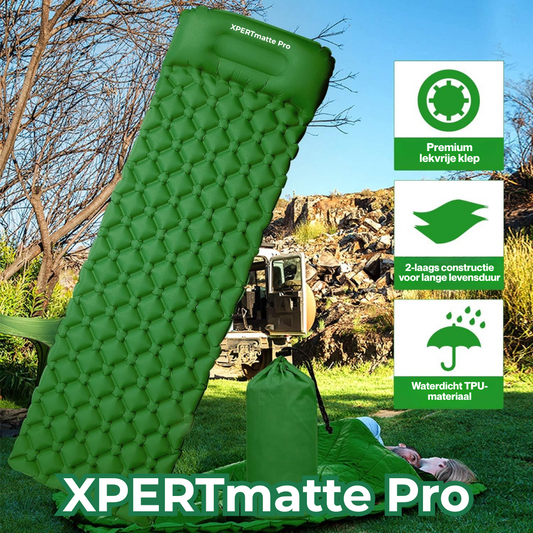 XPERTmatte Pro - Opblaasbare slaapmatras voor rustige nachten