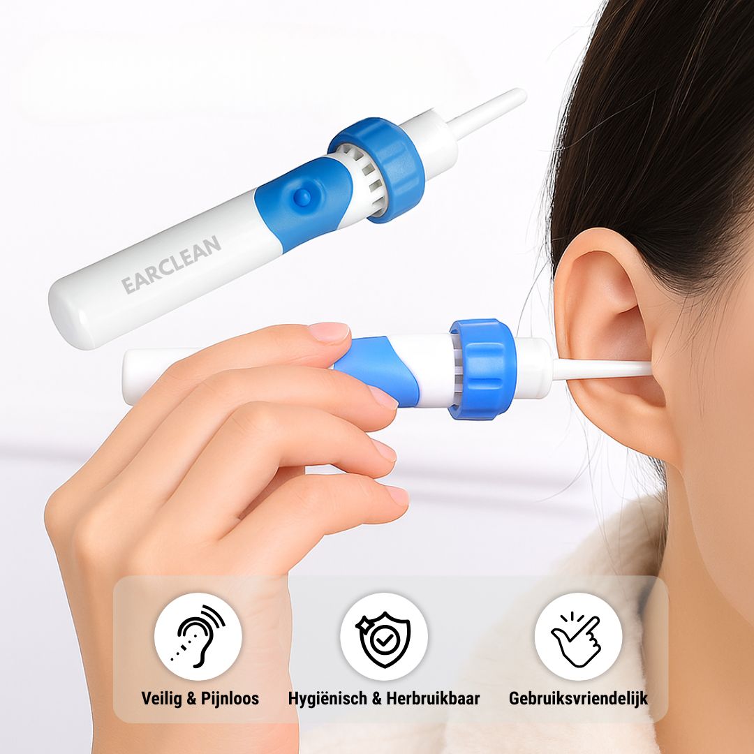 EarClean - Voor heldere oren en beter gehoor – zonder wattestaafjes