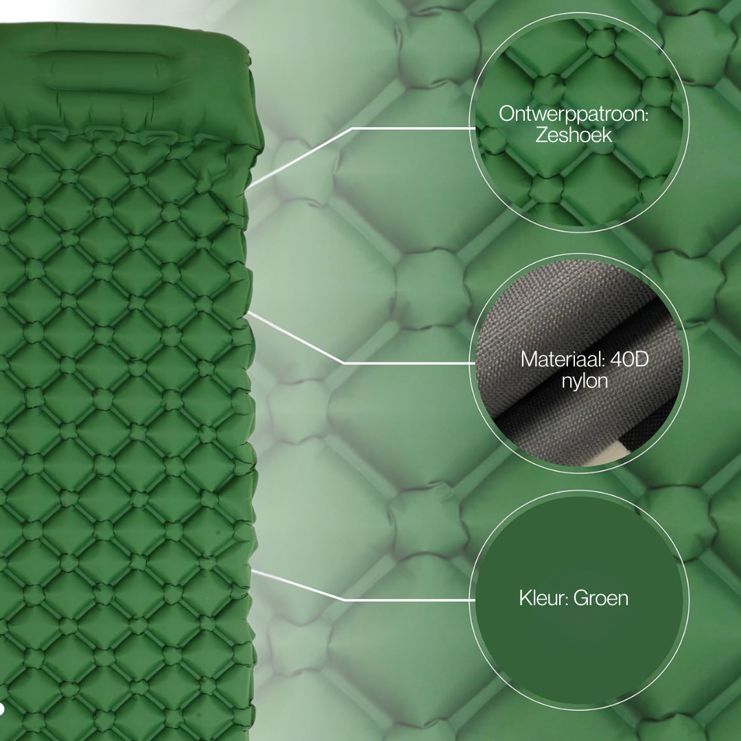 XPERTmatte Pro - Opblaasbare slaapmatras voor rustige nachten