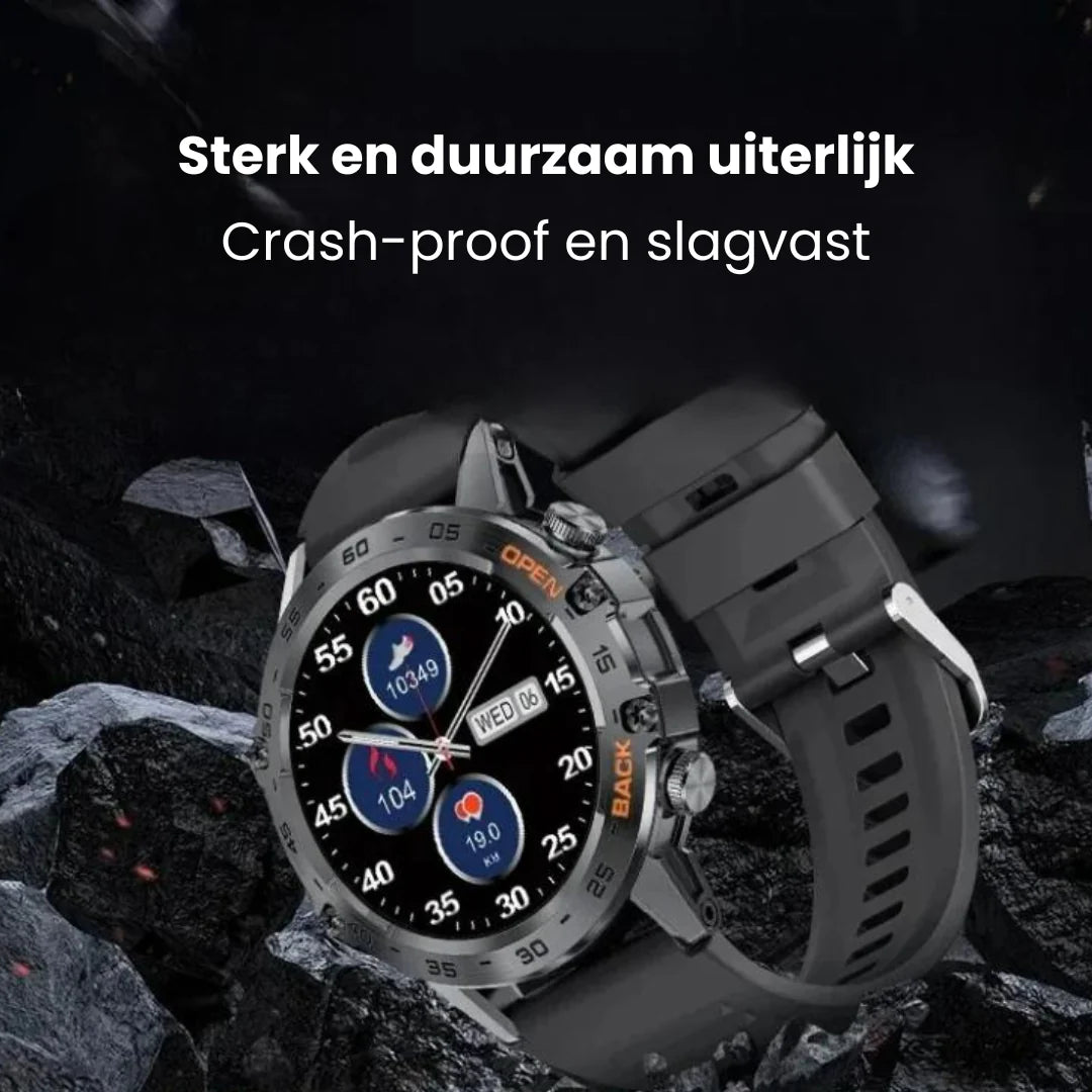 TitanX CombatFit S45 - Onverwoestbare gecertificeerd militair gezondheidshorloge (2025)