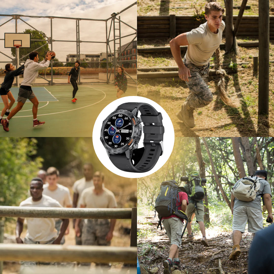 TitanX CombatFit S45 - Onverwoestbare gecertificeerd militair gezondheidshorloge (2025)