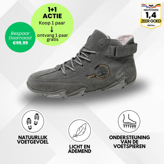 FeelFree – Ergonomische, pijnverlichtende & waterdichte barefoot schoenen – Speciale Actie 1+1 Gratis