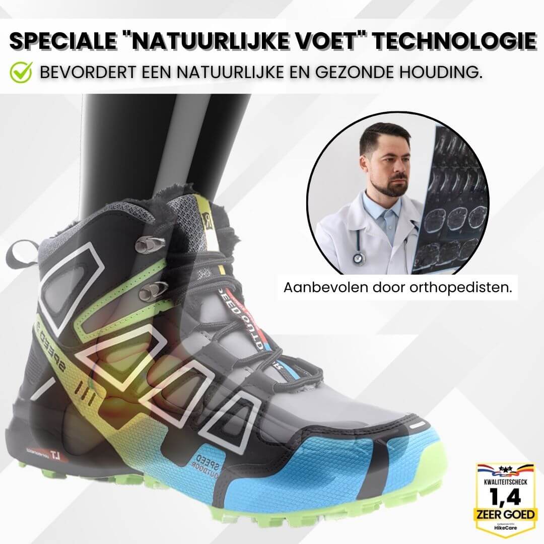 OrthoTrekking Pro - ergonomische, waterdichte & pijnverlichtende trekking- en wandelschoenen