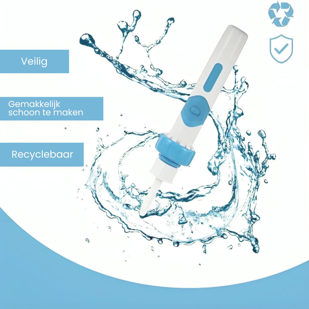 EarClean - Voor heldere oren en beter gehoor – zonder wattestaafjes