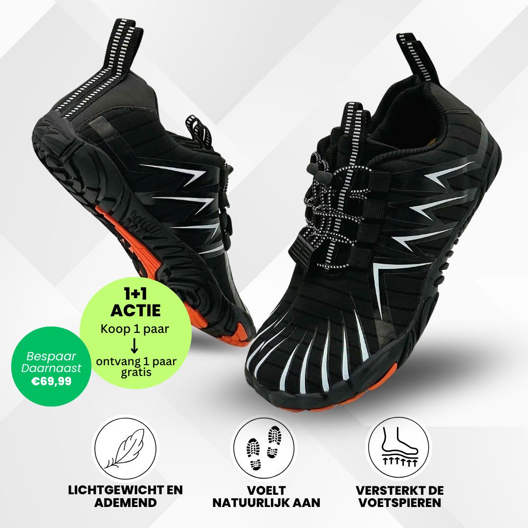 AeroX Pro - ergonomische, waterdichte & pijnverlichtende barefoot schoenen – Speciale Actie 1+1 Gratis
