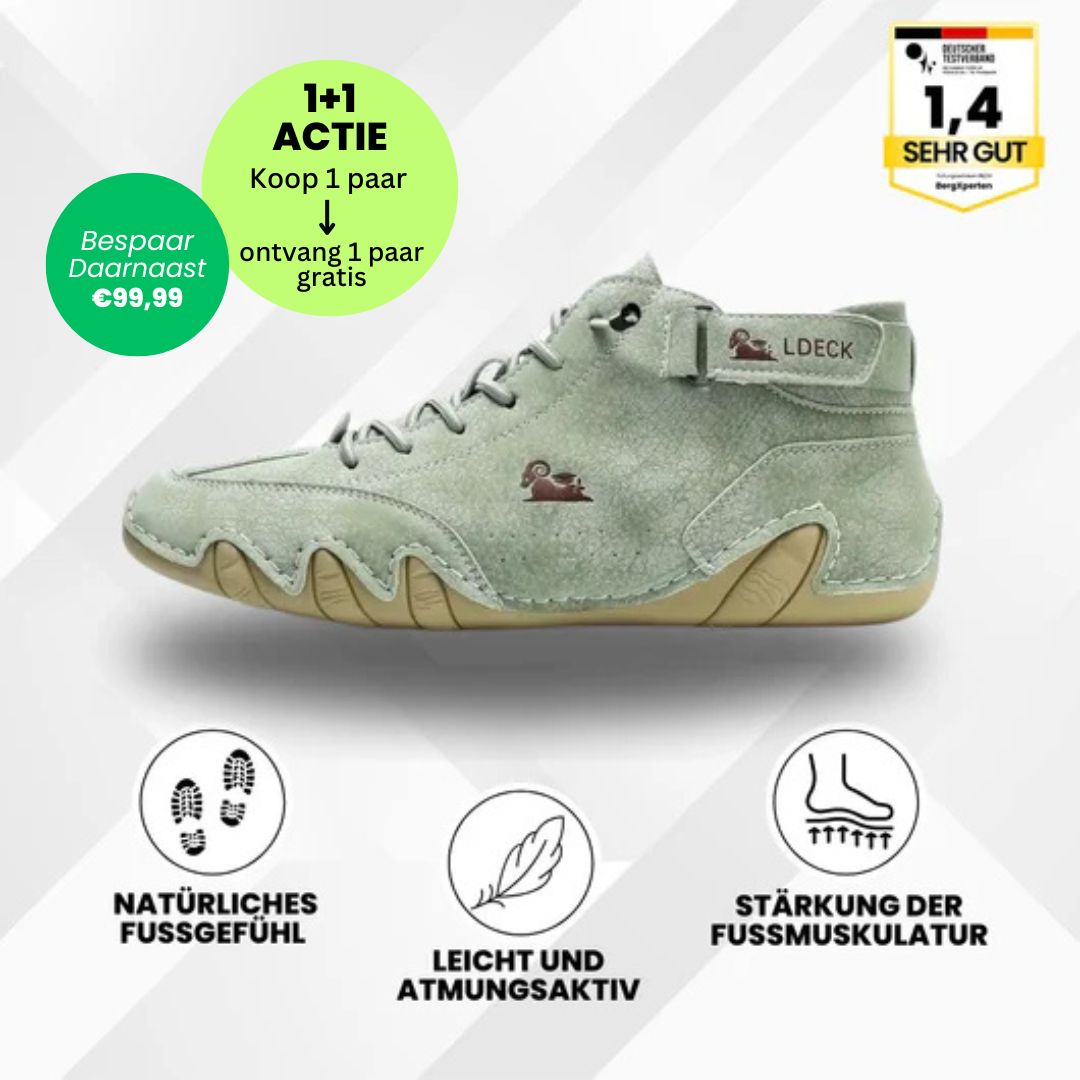 Alpaca - ergonomische, waterdichte & pijnverlichtende barefoot schoenen – Speciale Actie 1+1 Gratis