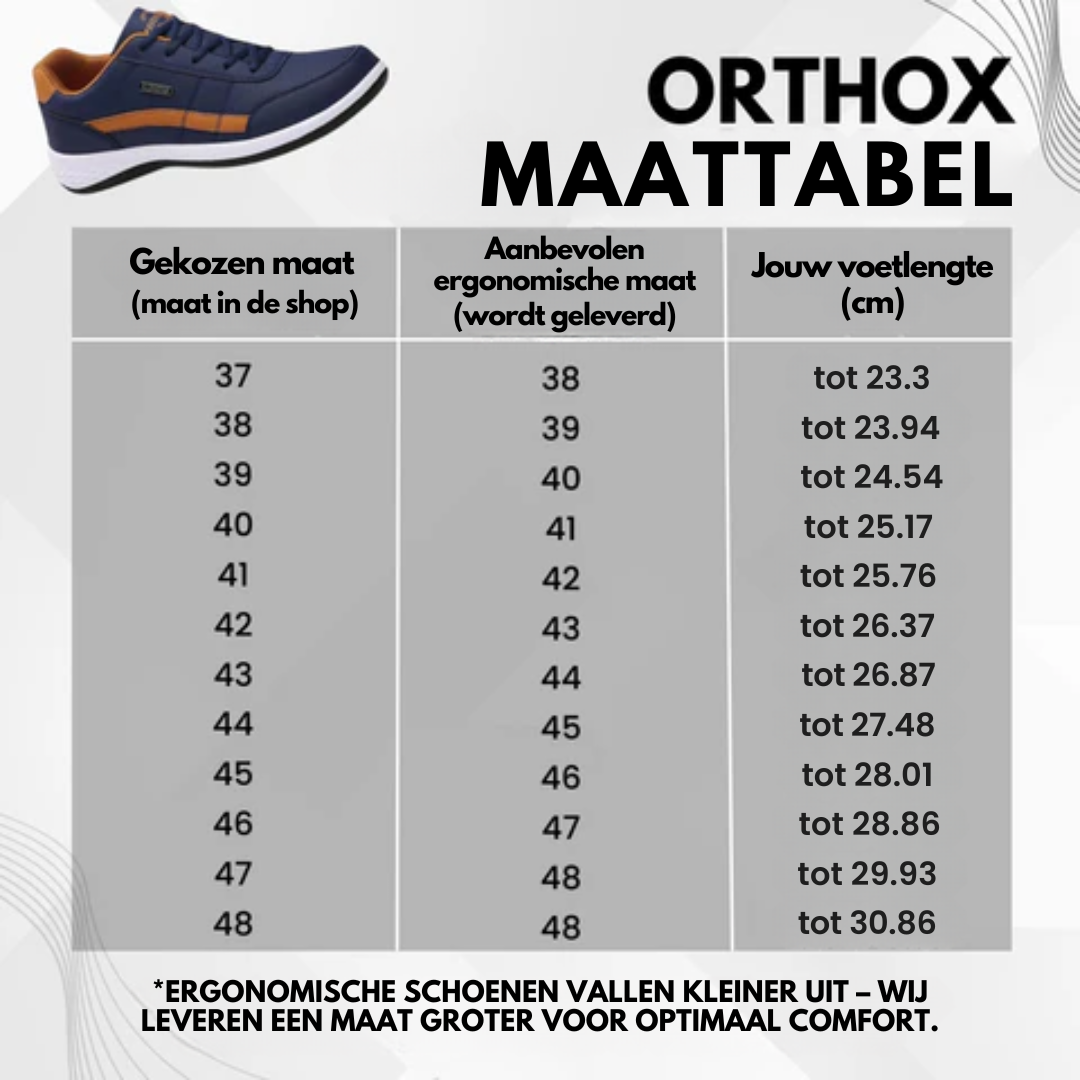 OrthoX - Orthpedische & pijnverlichtende comfortschoenen - Unisex