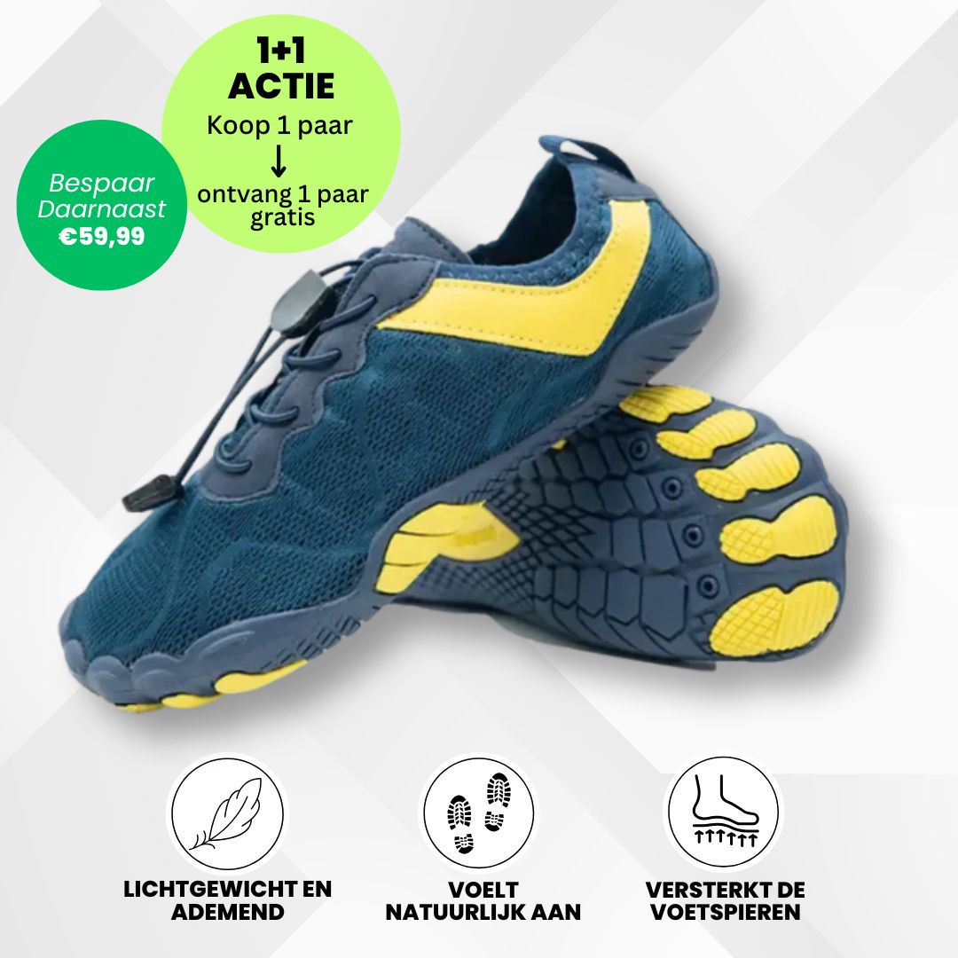 FreeStep - ergonomische, pijnverlichtende en waterdichte barefoot schoenen – Speciale Actie 1+1 Gratis