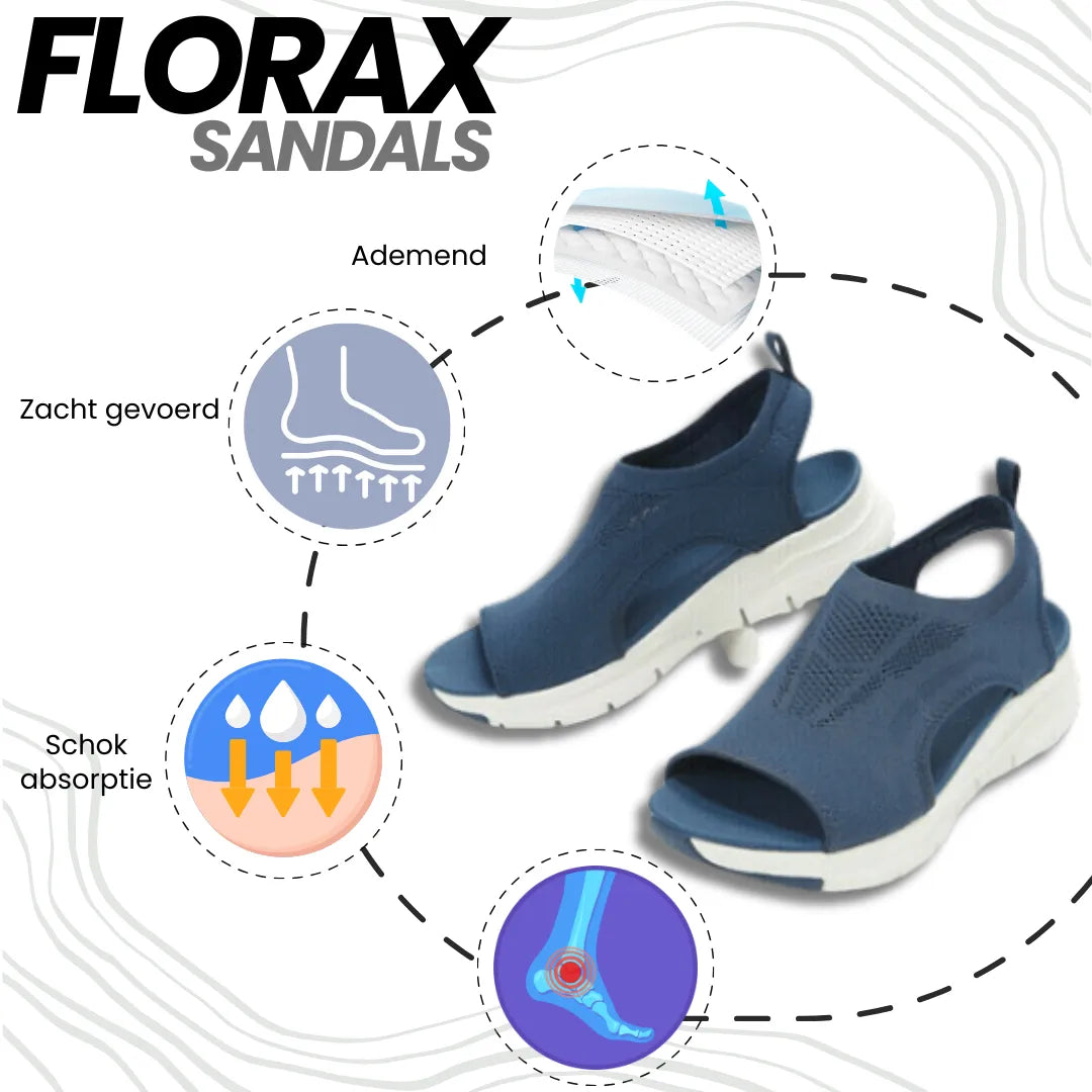 Florax - ergonomische pijnverlichtende comfortsandalen
