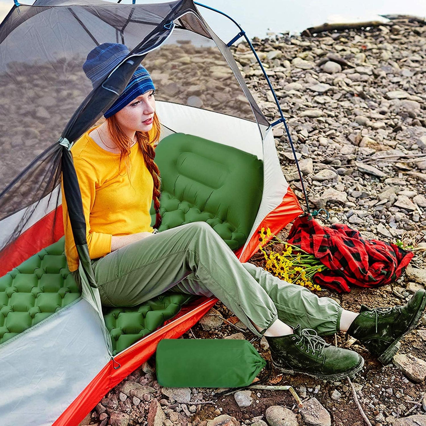 XPERTmatte Pro - Opblaasbare slaapmatras voor rustige nachten