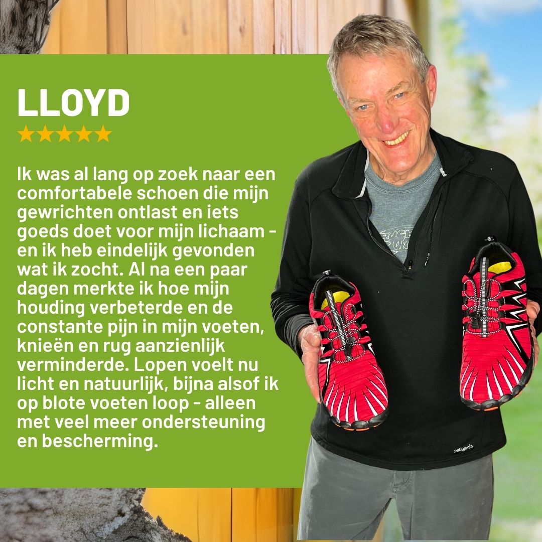AeroX Pro - ergonomische, waterdichte & pijnverlichtende barefoot schoenen