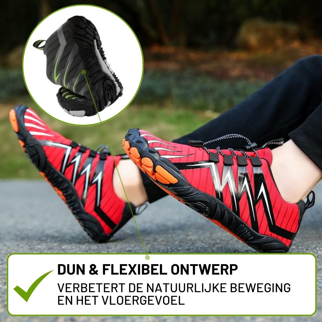 AeroX Pro - ergonomische, waterdichte & pijnverlichtende barefoot schoenen