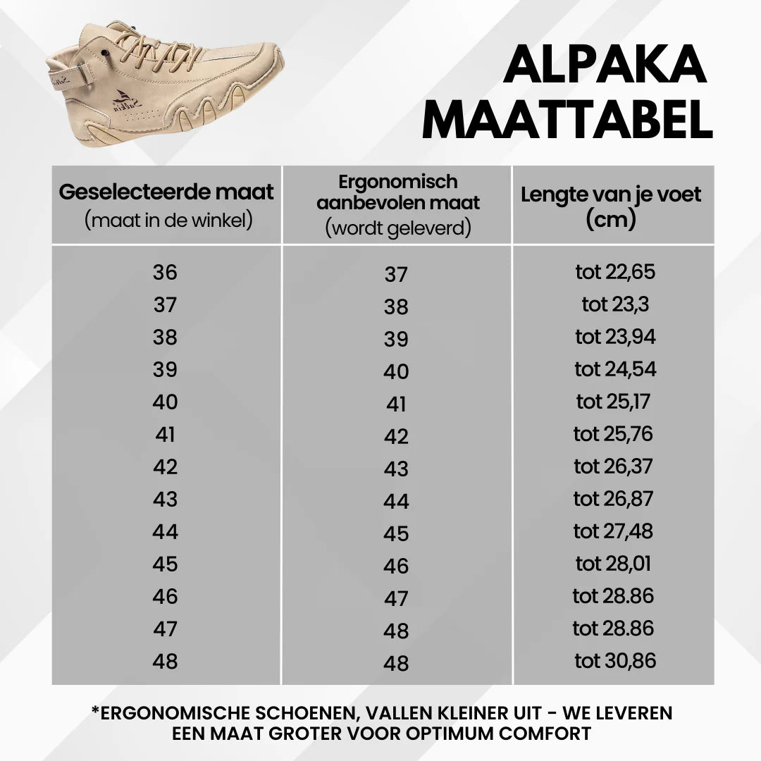 Alpaka - orthopedische, waterdichte en antislip lederen barefoot schoenen - Speciale Actie 1+1 Gratis