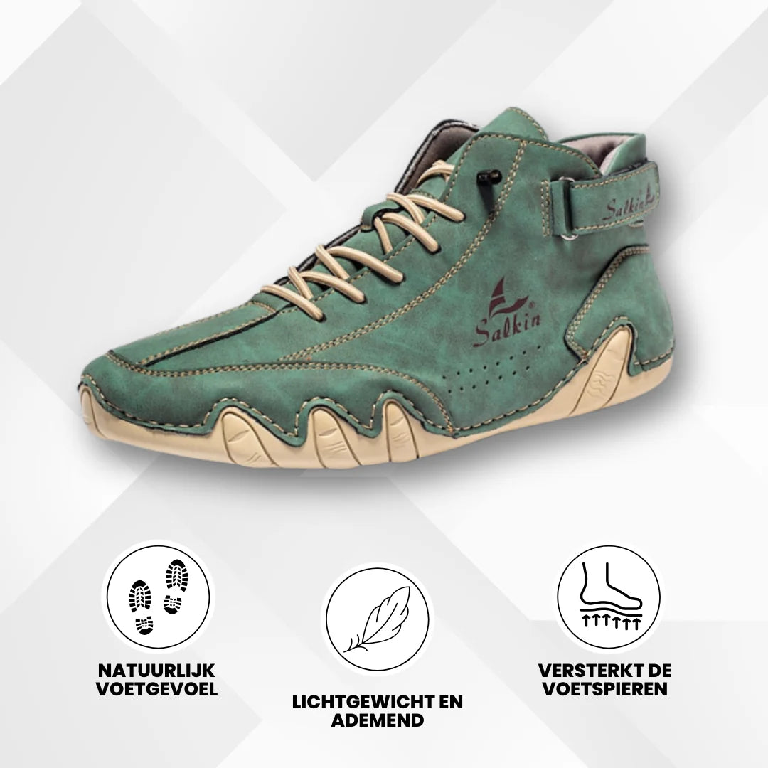 Alpaka - orthopedische, waterdichte en antislip lederen barefoot schoenen