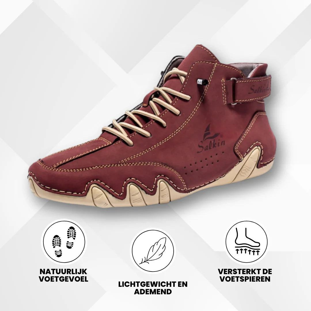 Alpaka - orthopedische, waterdichte en antislip lederen barefoot schoenen