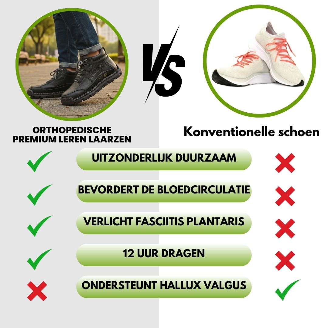 Orthopedische Hoogwaardig leren laarzen