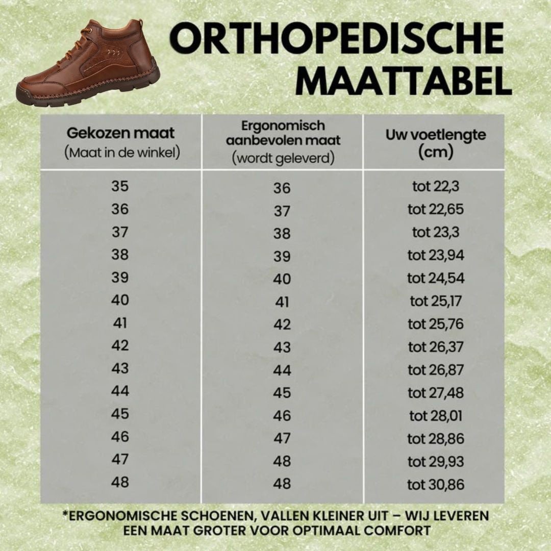 Orthopedische Hoogwaardig leren laarzen