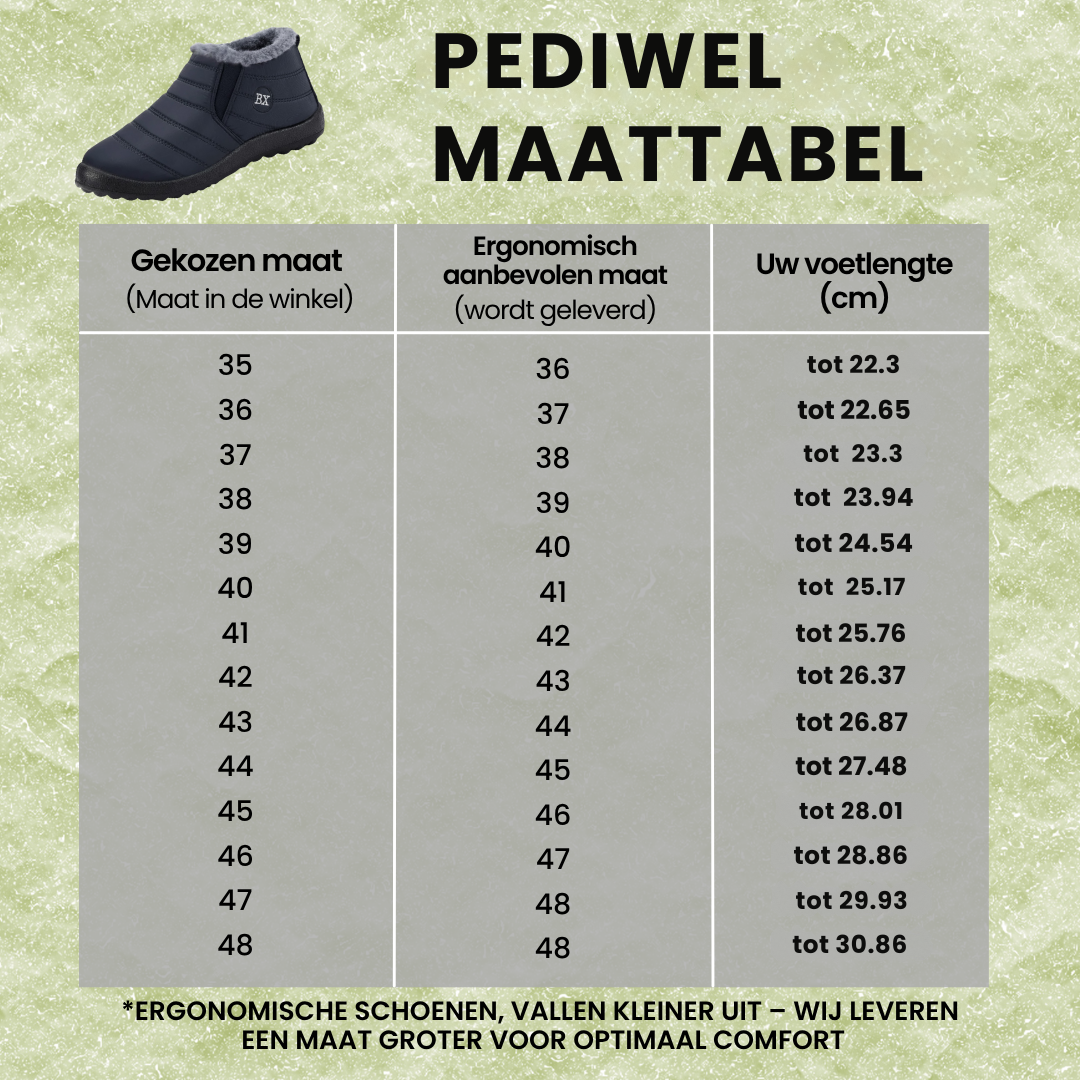 PediWel – ergonomische & antislip comfort-winterlaarzen