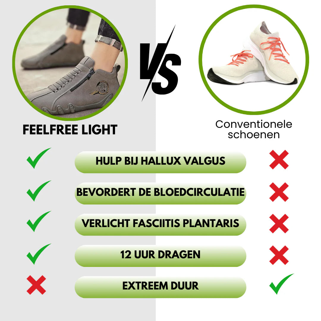 FeelFree Light - orthopedische, pijnverlichtende en waterdichte barefoot schoenen