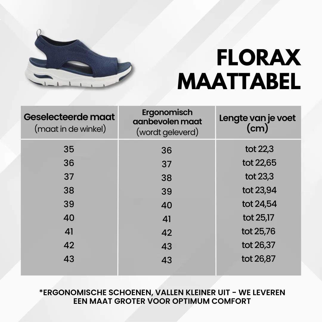 Florax - ergonomische pijnverlichtende comfortsandalen – Speciale Actie 1+1 Gratis