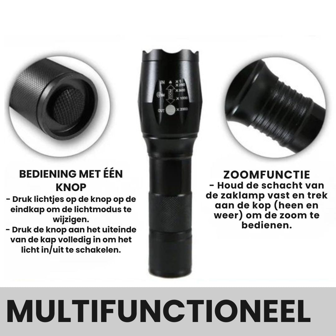 Lumen Pro - tactische zaklamp voor pure helderheid en veiligheid
