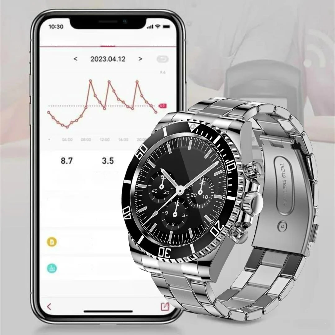 Nexos Pro Smartwatch - Onverwoestbare militaire gezondheidsklok (2025)