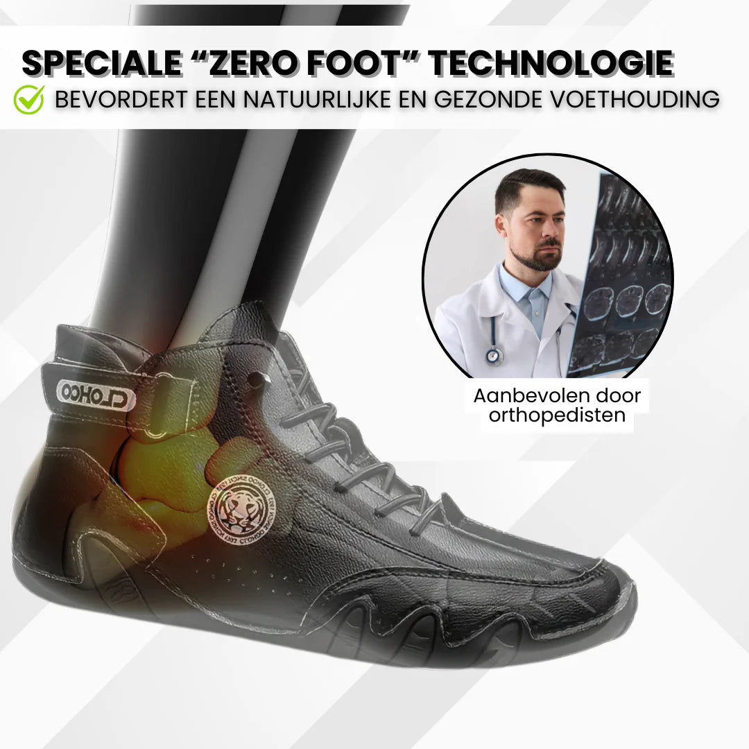 OrthoFree - Ergonomische, pijnverlichtende en waterdichte leren barefoot schoenen