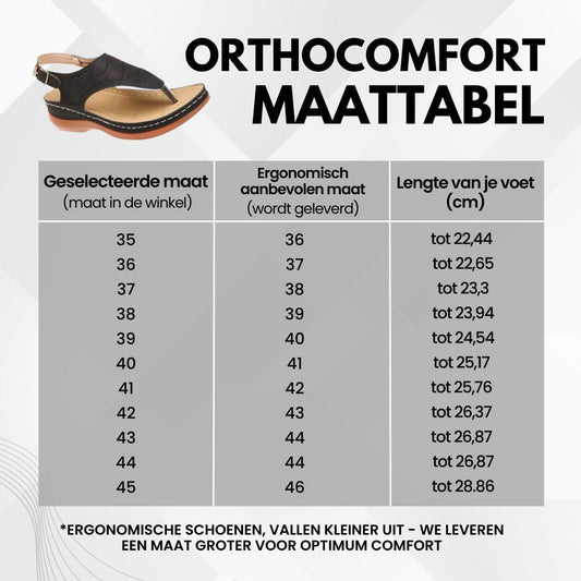 OrthoComfort Ergonomische comfortsandalen