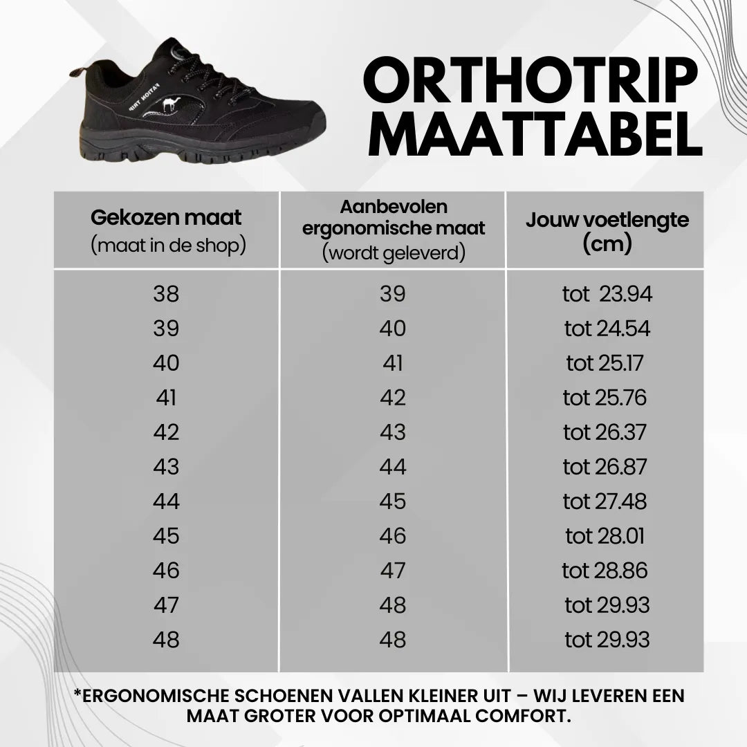 OrthoTrip - ergonomische, waterdichte & pijnverlichtende comfortschoenen