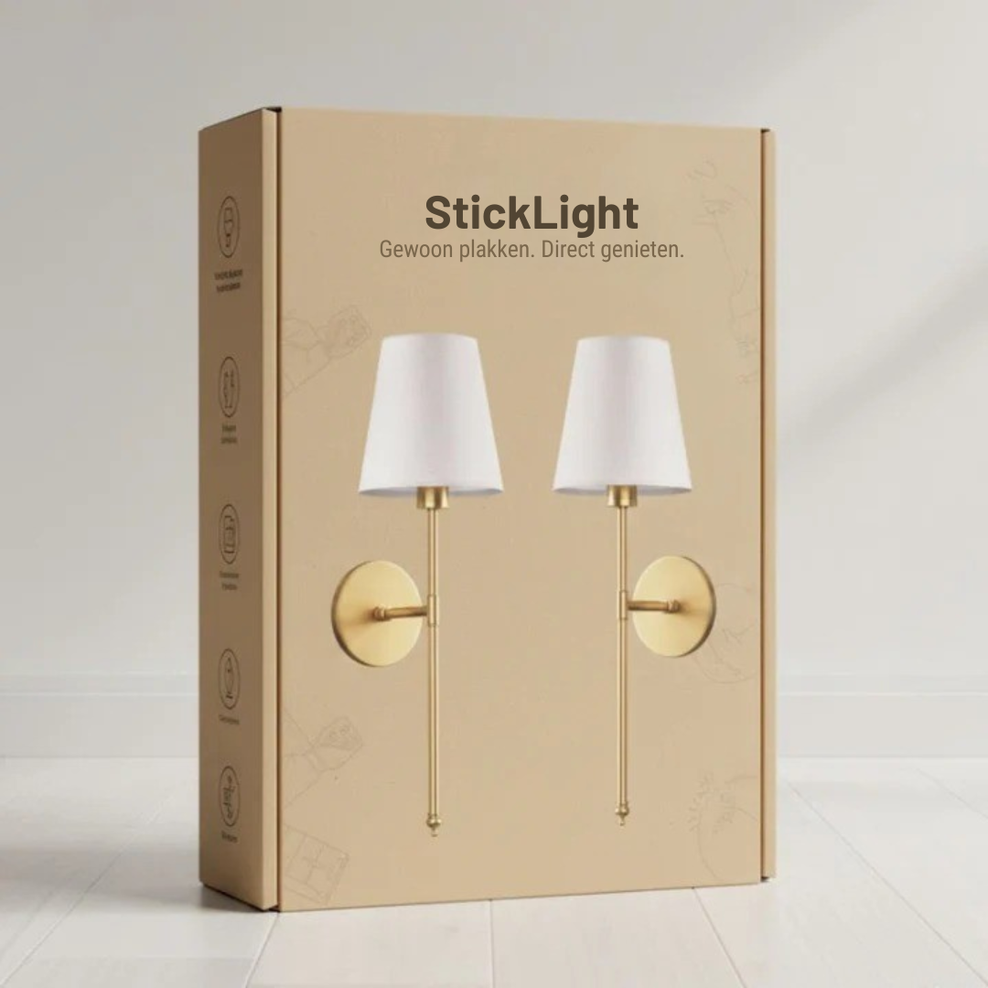 StickLight - Gewoon opplakken. Direct genieten.