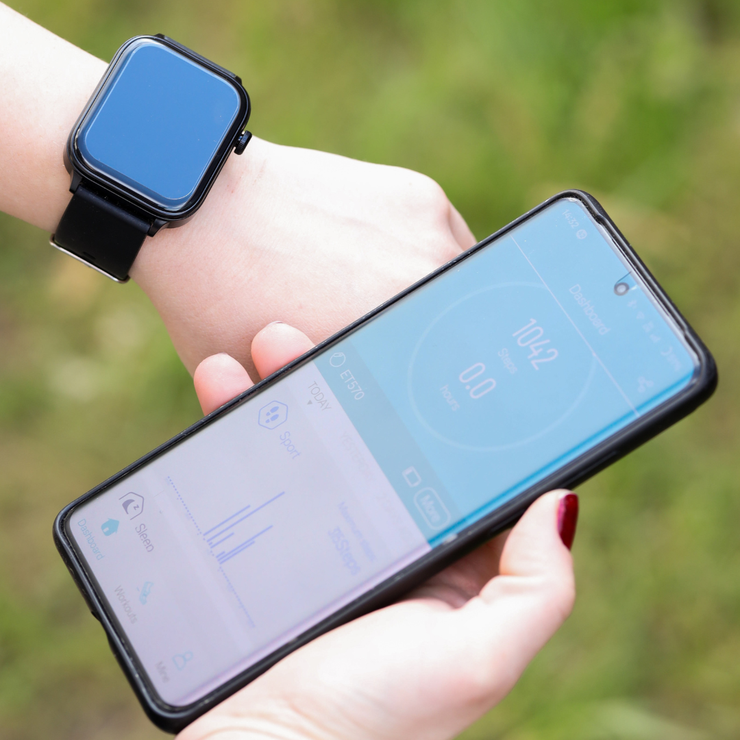 Fitpro Ultra Smartwatch voor iOS/Android-telefoons met real-time hartslagmeter, bloeddruk- en zuurstofmonitor