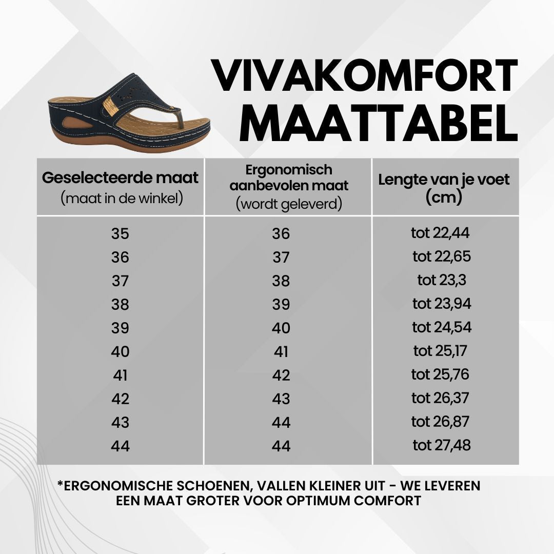 VivaComfort - ergonomische & antislip sandalen voor pijnbestrijding