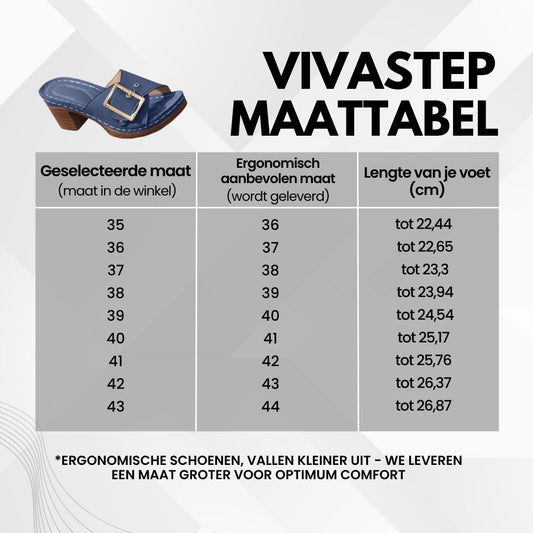 Vivastep sandalen met hoge hak