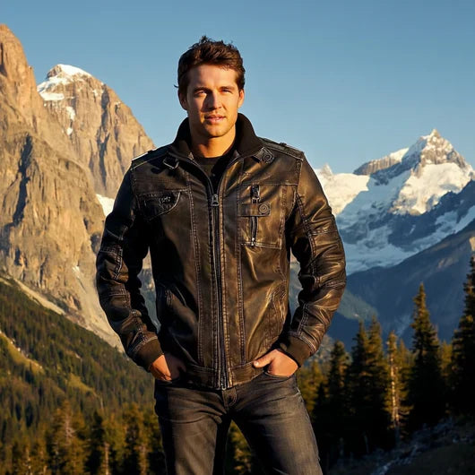 Stallone - Hoogwaardige Leren Jas